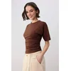 Trendyol Milla Ženska majica TWOSS26TS00052, Braon