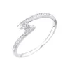 DIAMANT LETERNEL Prstan srebrna