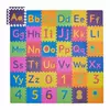 Northix Puzzle podloga z ABC in številkami - 36 kosov, izobraževalna, mehka pena, prilagodljiv dizajn