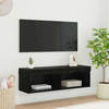 TV zidni ormar Crni hrast 100 x 30 x 30 cm Konstruirano drvo