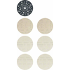 Bosch EXPERT M480 početni komplet za rotacione brusilice 150mm, granulacija 80/120/180, 7-delni ( 2608901203 )
