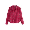 Next Bluza oliva/rosé/temno rdeča/bela