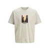JACK & JONES Majica JORVESTERBRO svetlo modra/svetlo rumena/greige/črna