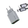 TRANYOO Kućni punjač T-EU13L 30W 2 Izlaza/USB-A+USB-C sa C na lightning