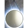 Ceramica lux Ogledalo alu-ram fi70,matt black,touch-dimer prednji,sa kaišem- CL11 300009