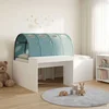 Krevet s tunelom 4 pcs Artisian hrast i svijetlo plava
