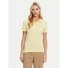 TOMMY HILFIGER Majica 1985 rumena/bela