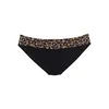 VIVANCE Bikini hlačke rjava/črna