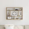 Zidna polica Artisan hrast 75x16x55 cm Konstruirano drvo