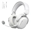 Bežične gaming slušalice Attack Shark L30PRO 50mm/7.1 Surround/TriMode/Aluminium/1100mAh/White