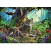 Ravensburger Puzzle Vukovi u šumi, 1000 delova