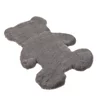 Chemex Preproga Od Plišane Medvedke Prijetne Mehkobe Fur Teddy Bear Siva
