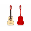 ECO TOYS Velika drvena gitara za decu crvena