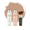 Northix AirBrush Foundation 3pcs - toplo/srednje