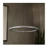 LED prigušiva luster na sajli LED/90W/230V 3000-6500K prečnik 60 cm + daljinski upravljač