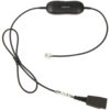 JABRA Smart Cord, QD to RJ9, straight, with 8-position switch configurator, for Avaya one-X Telephone system ( for 96XX Series)