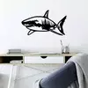 Wallity Zidna dekoracija Shark - M, 50 x 28 cm, Crna
