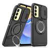 Maska za telefon Samsung A165F Galaxy A16 CAMSHIELD RING STAND, Crna