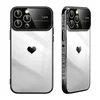 shumee OVITEK ZA APPLE IPHONE 15 PRO BLACK HEART FRAME ZAŠČITA KAMERE A3102