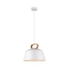 Luster na sajli CLIP 1xE27/40W/230V bela/smeđa