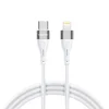 WOZINSKY Kabel za iPhone USB-C - Lightning PD 27W 1m bel