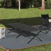 Sklopivi kamperski krevet Crna 210 x 80 x 46 cm Oxford tkanina