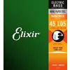 Set strun za 4-strunsko električno bas kitaro Nanoweb Long Scale Elixir