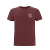 Life-Tree Majica Fairwear Organic Logo Basic Shirt Men Stone Washed Red Olive rdeča