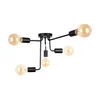 Plafonski luster NIXO 5xE27/60W/230V crni