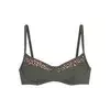 LASCANA Bikini zgornji del  bež / rjava / oliva