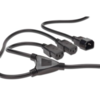 ASSMANN Electronic AK-440400-017-S 1.7m C14 coupler C13 coupler Black power cable