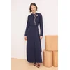 Trendyol Modest Ženska haljina Tctss26Eb00107, Tamnoplava