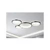 VESTA 372 PLAFONSKA SVETILJKA LED 50W 3000K CRNA