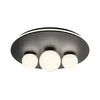Redo 01-2466 - CORUM LED plafonsko svetlo, 48W, 230V, 3000K, prečnik 49 cm, CRI90, crno