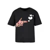 Womens T-shirt Girl Bang Black