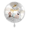 Premioloon Balon iz folije - krog - Hi Baby