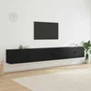Zidni TV ormar set Zidne 3 pcs Crni hrast 100 x 34,5 x 40 cm