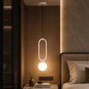 Opviq luster Loop-20456-A, 1 × E27, beli