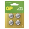 Baterija GP Ultra litijska CR2025 4 blister