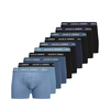 JACK & JONES Boksarice SOLID BLUE, modra, črna