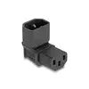 Delock Napajalnik IEC 60320 - C14 na C13, vtič/vtičnica, 2,5 A, 90°, pravokotni