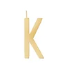 Pozlačeni srebrni obesek Design Letters