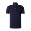 TOMMY HILFIGER Majica mornarska/burgund/bela