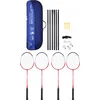 Pro Touch SPEED 100 - 4 PLY NT ST, set badminton, crvena 436004