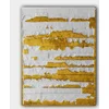 Wallxpert 7008419082_70100 Dekorativna slika, 70x100cm, Belo-zlatna