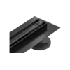 Mexen Flat 360° Slim rotacijski linijski odtok 120 cm, črn - 1741120