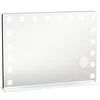 Homestar Kozmetično ogledalo 18 zatemnljivih LED luči 80x14x60 cm belo