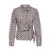 ONLY Bluza ONLNOLA ecru/mornarska/rjava