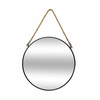 Atmosphera ogledalo 38x3cm metal/staklo crna ( 121409a )