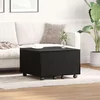 Kava Stol Crni hrast 60 x 60 x 38 cm Konstruirano drvo